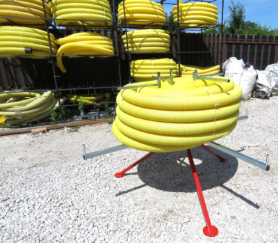 Rozwijak Nr 27 - uniwersalny rozwijak do rur HDPE, PE, PERT, PEX.