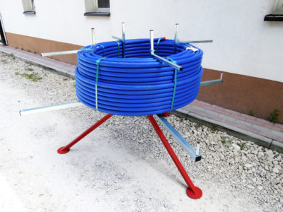 Rozwijak Nr 27 - uniwersalny rozwijak do rur HDPE, PE, PERT, PEX.